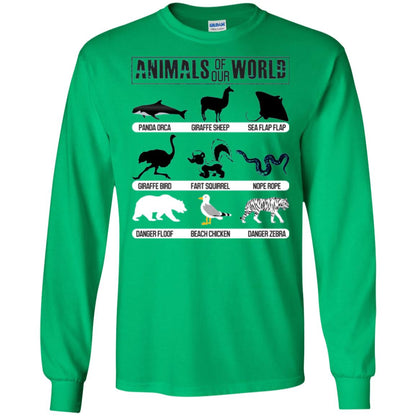 Save Animals Of Our World T-shirt Irish Green