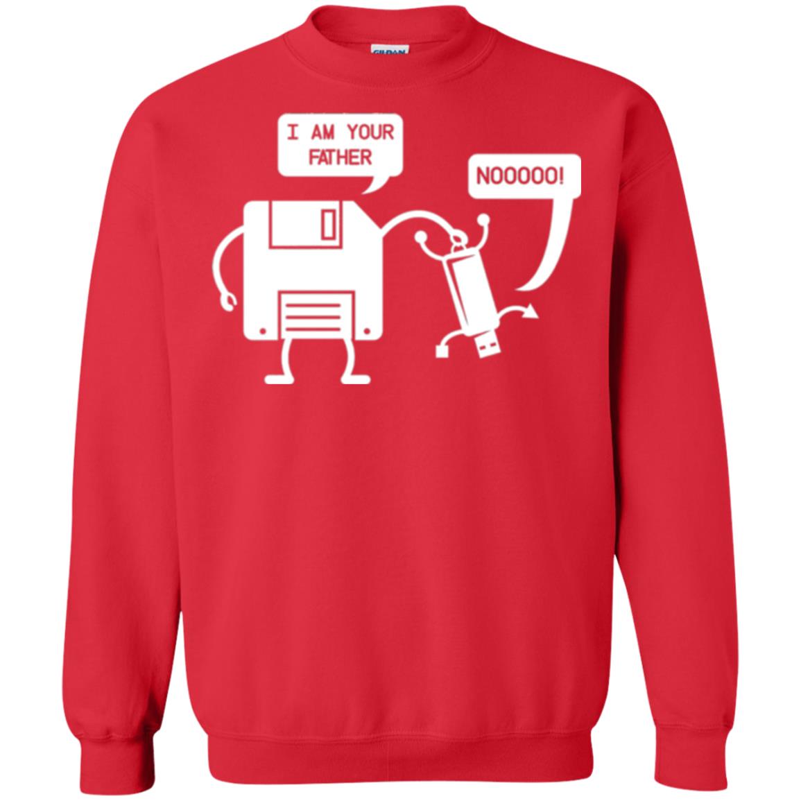 Usb Floppy Disk T-shirt I Am Your Father Red
