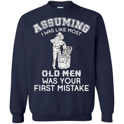 Assuming I Was Like Most Old Men Beekeeper T-shirt Navy