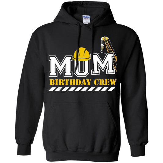 Mom Birthday Crew Mommy T-shirt Black