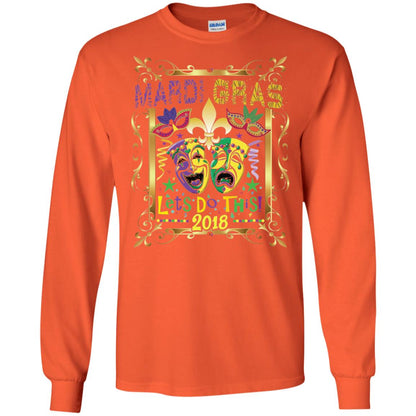 Fleur Symbol New Orleans Parade Mardi Gras T-shirt Orange
