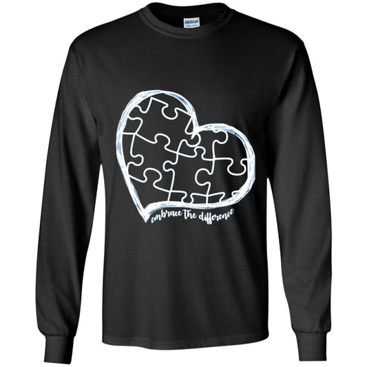 Autism Awareness Shirt Embrace Differences Black
