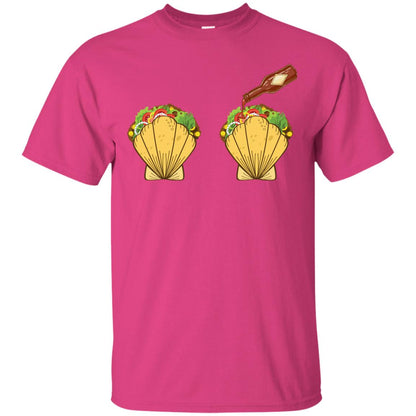 Mermaid Shell T-shirt Taco Bra And Spicy Chili Sauce Heliconia