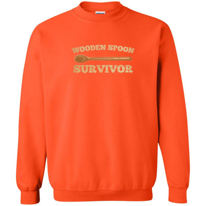 Sarcastic T-shirt Wooden Spoon Survivor T-shirt Orange
