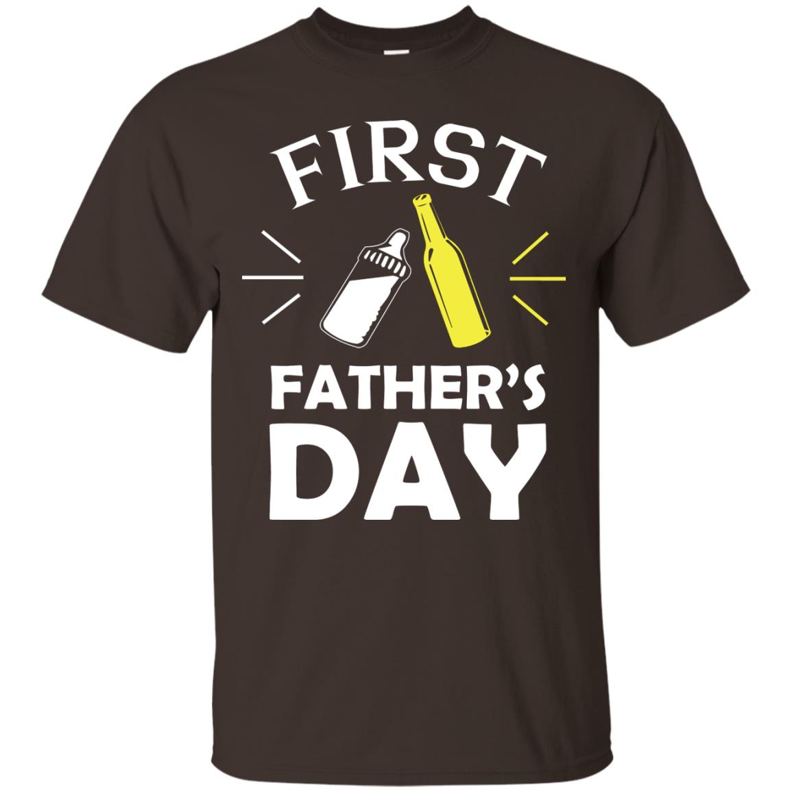 First Father's Day Shirt Dark Chocolate