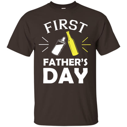 First Father's Day Shirt Dark Chocolate