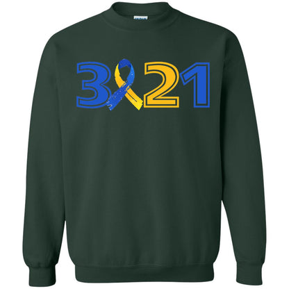 Awareness March 21 World Down Syndrome Day T-shirt Forest Green