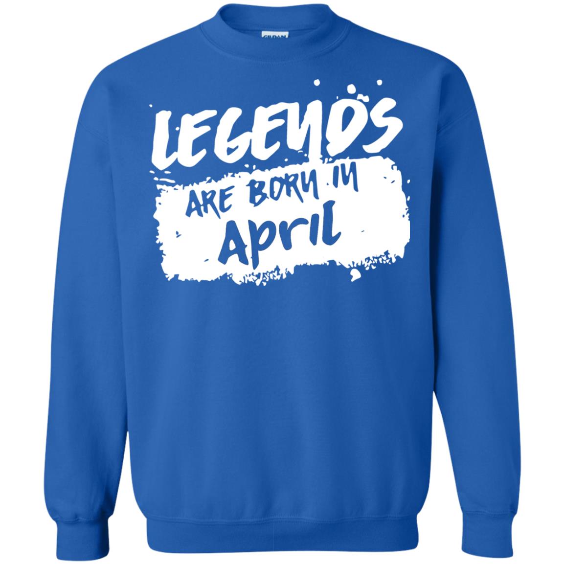 April Birthday Shirt Legends Are Born In April Royal