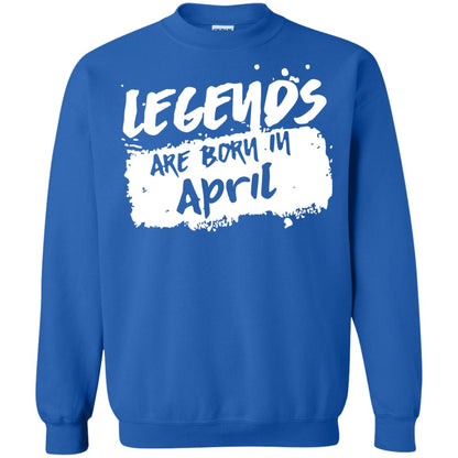 April Birthday Shirt Legends Are Born In April Royal