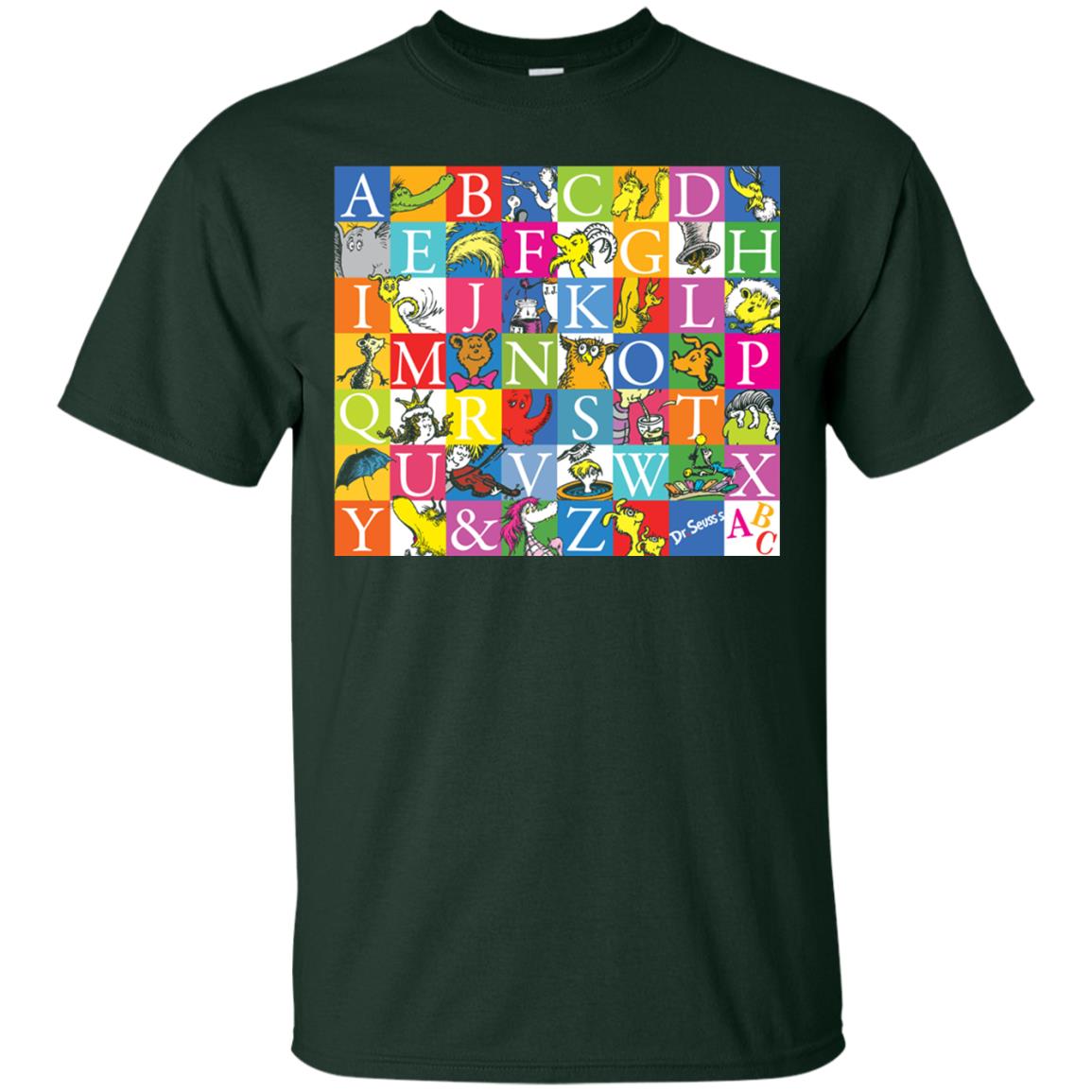 Dr. Seuss A To Z Gift Shirt For Funny Man Forest