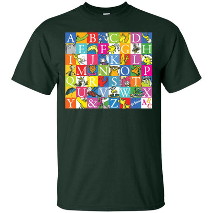 Dr. Seuss A To Z Gift Shirt For Funny Man Forest
