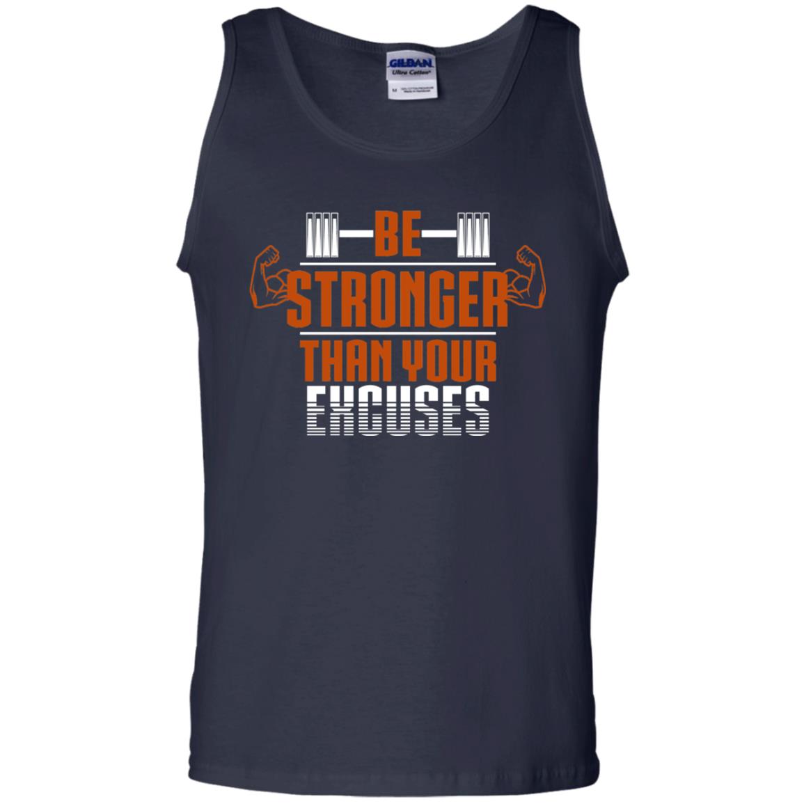 Be Stronger Than Your Excuses Fitness T-shirt Navy