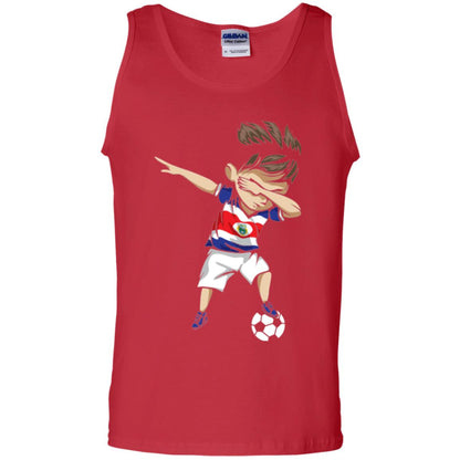Dabbing Soccer Boy Costa Rica Jersey Football Shirt Red