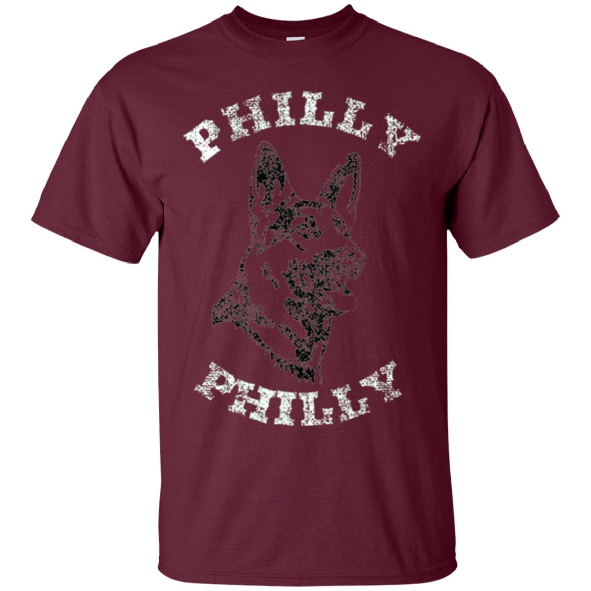 Dog Lover T-shirt Philly Philly Football Underdog Fan Maroon