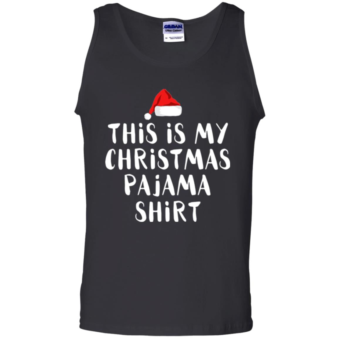 Christmas T-shirt This Is My Christmas Pajama Shirt Black