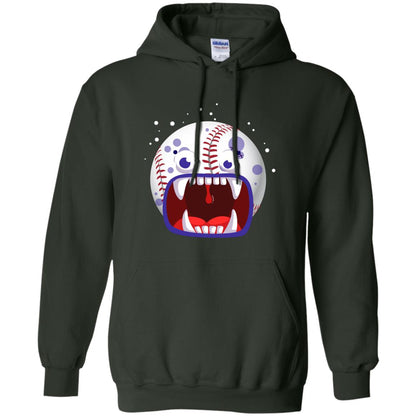 Baseball Halloween Shirt Forest Green