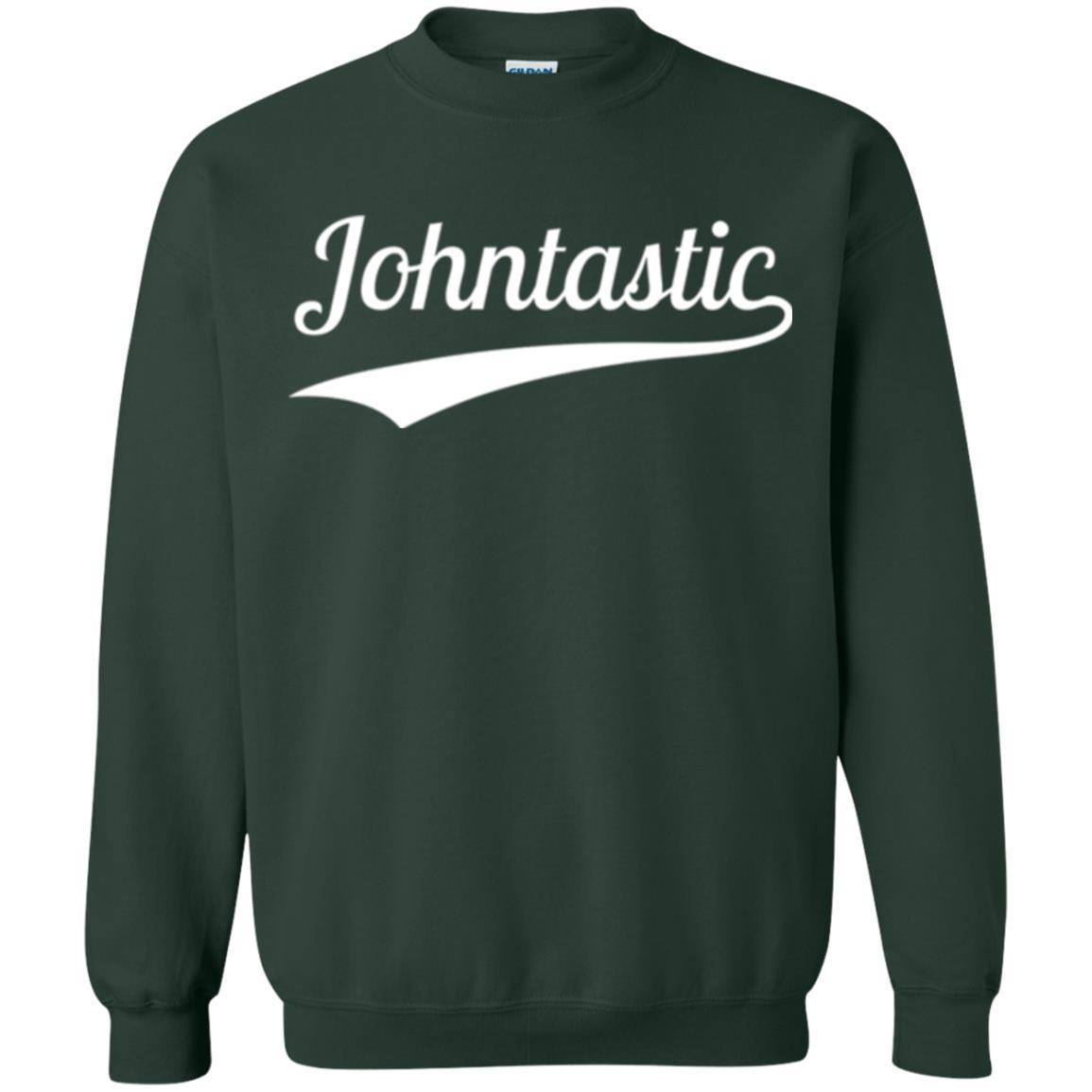 Funny John T-shirt Johntastic Forest Green