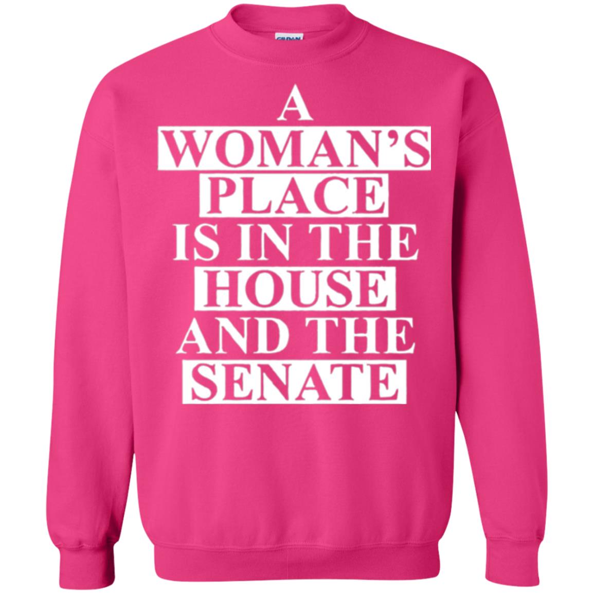 A Wonma_s Place Is In The House And The Senate T-shirt Heliconia