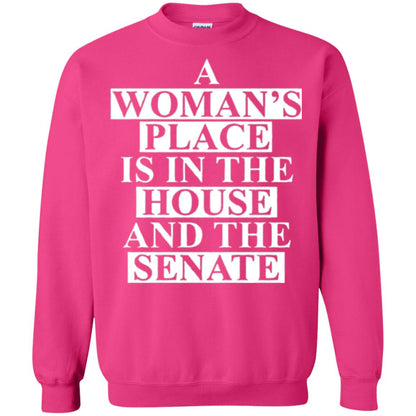 A Wonma_s Place Is In The House And The Senate T-shirt Heliconia
