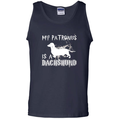Dachshund Lover T-shirt My Patronus Is A Dachshund Navy