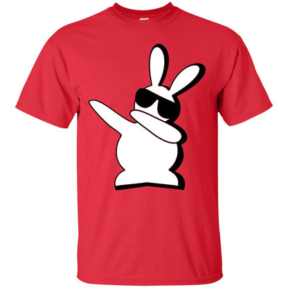 Dabbing Hip Hop Bunny Easter Shirt Red