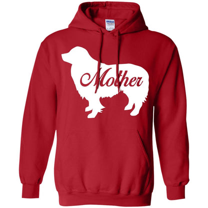 Border Collie Dog Mom T-shirt Red