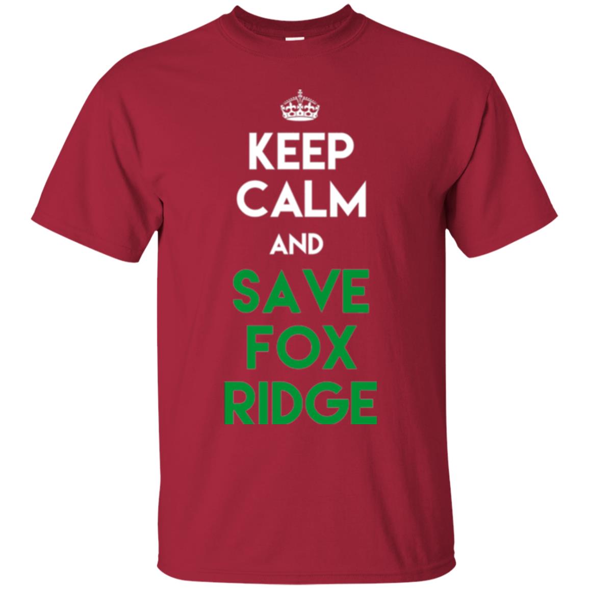 Elementary T-shirt Keep Calm And Save Fox Ridge T-shirt Cardinal
