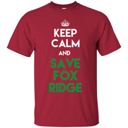 Elementary T-shirt Keep Calm And Save Fox Ridge T-shirt Cardinal