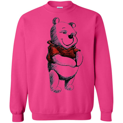 Sketch Of Winnie The Pooh Movie Lover T-shirt Heliconia