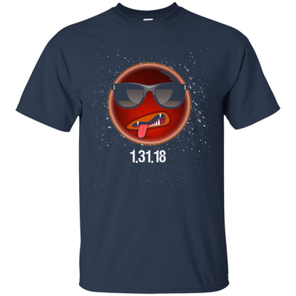 Total Lunar Eclipse T Shirt Funny Astronomy Celestial Meme T-shirt Navy