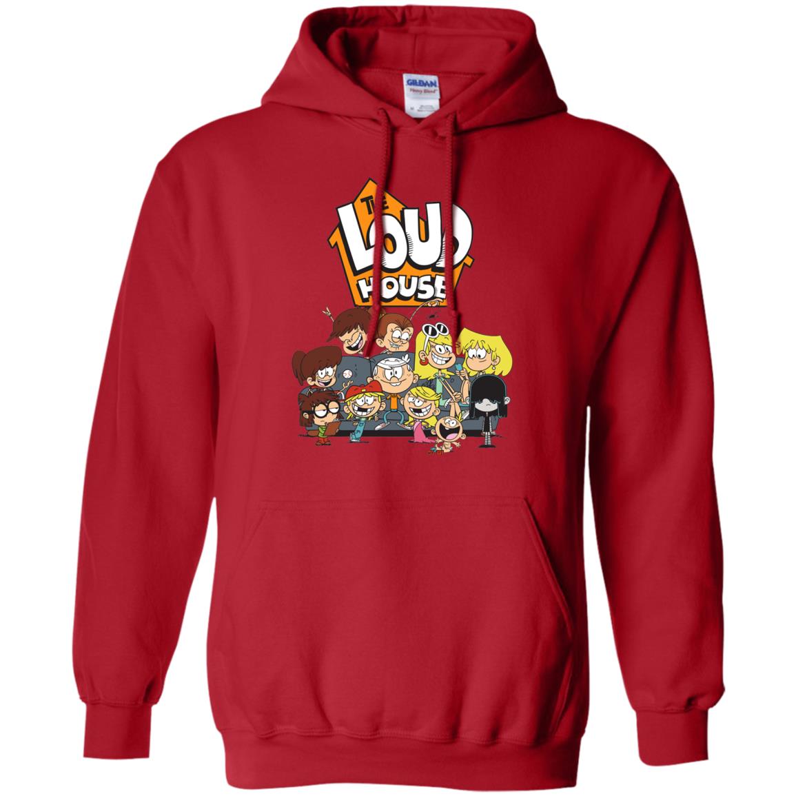 Nickelodeon The Loud House Character T-shirt Red