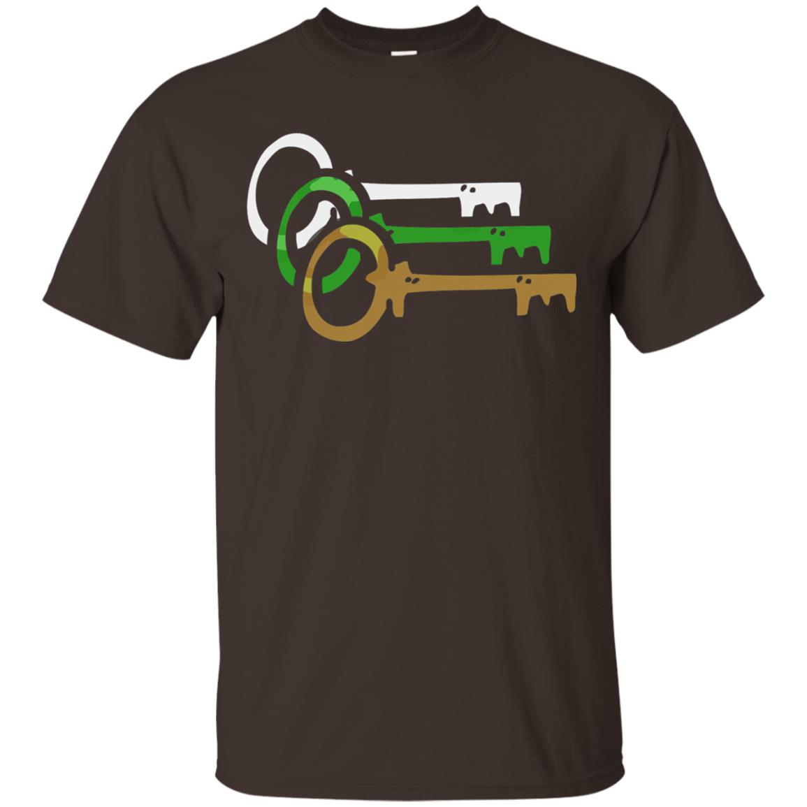 Player One Ready Keys Gamer T-shirt Dark Chocolate