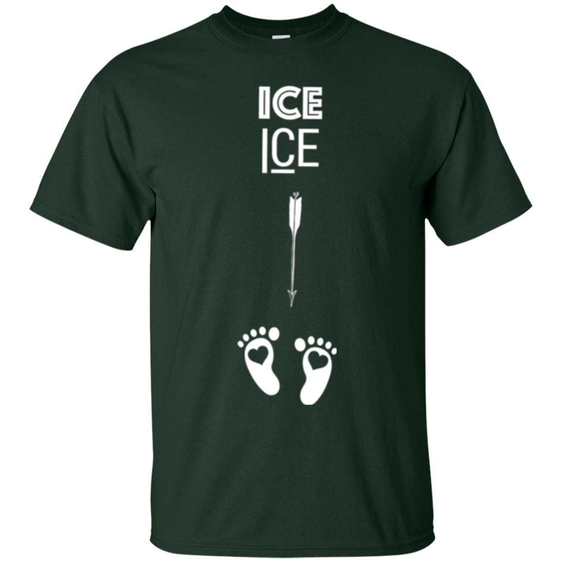 Ice Ice Surprise Baby Pregnancy Announcement T-shirt Forest