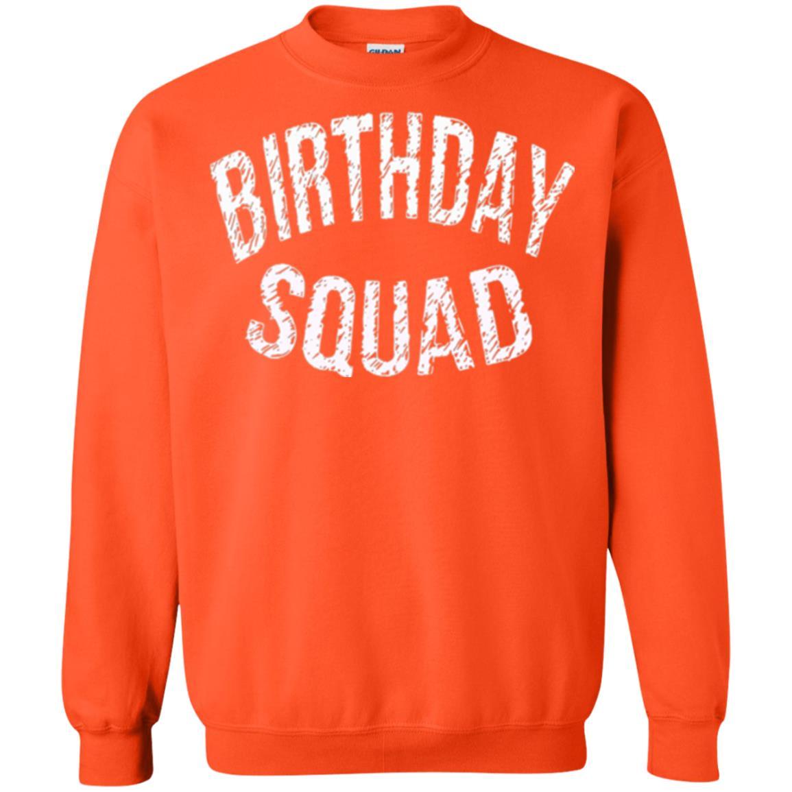 Birthday Squad T-shirt Orange