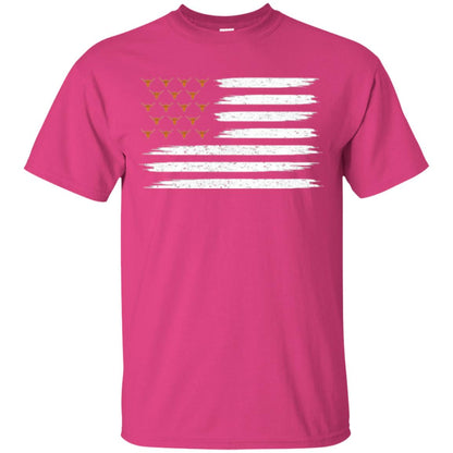Vintage Texas United Longhorn Flag T-shirt Heliconia