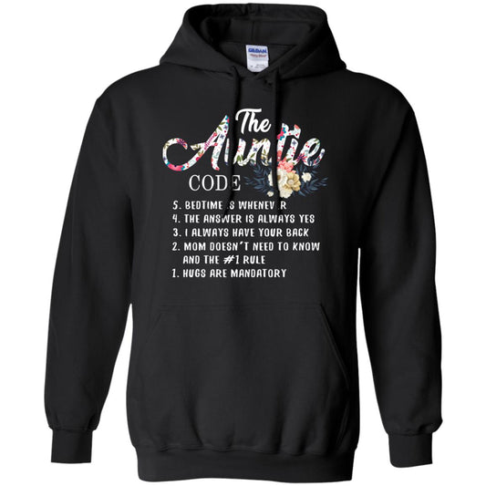 The Auntie Code Shirt For Womens Black