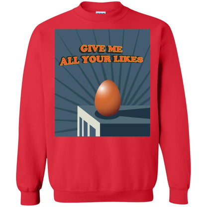 Give Me All Your Likes Egg Shirt Red