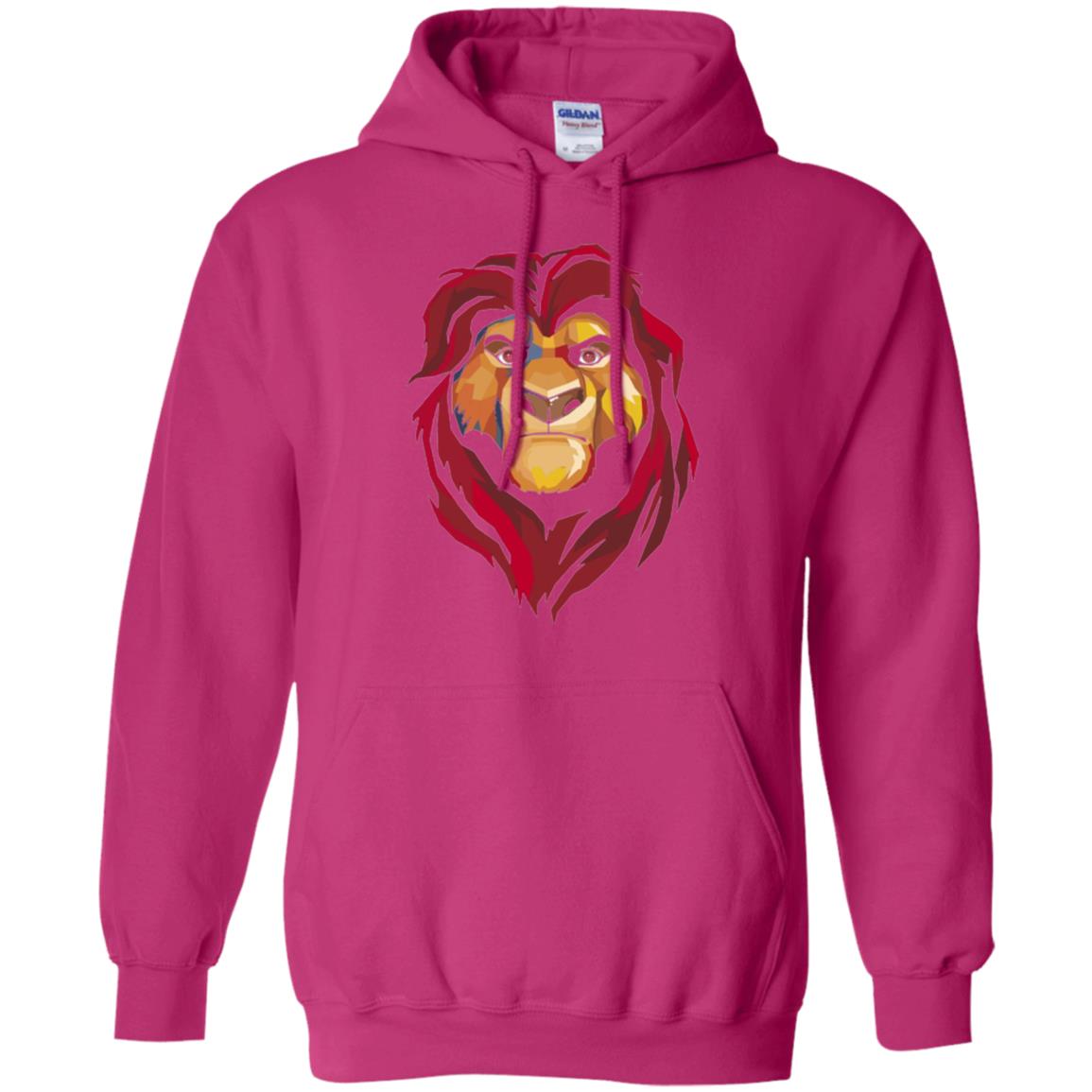 Cartoon Lover T-shirt Lion King Mufasa Geometrics Graphic Heliconia