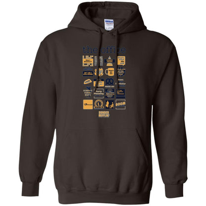The Office Quote Mash-up Funny Official T-shirt Dark Chocolate