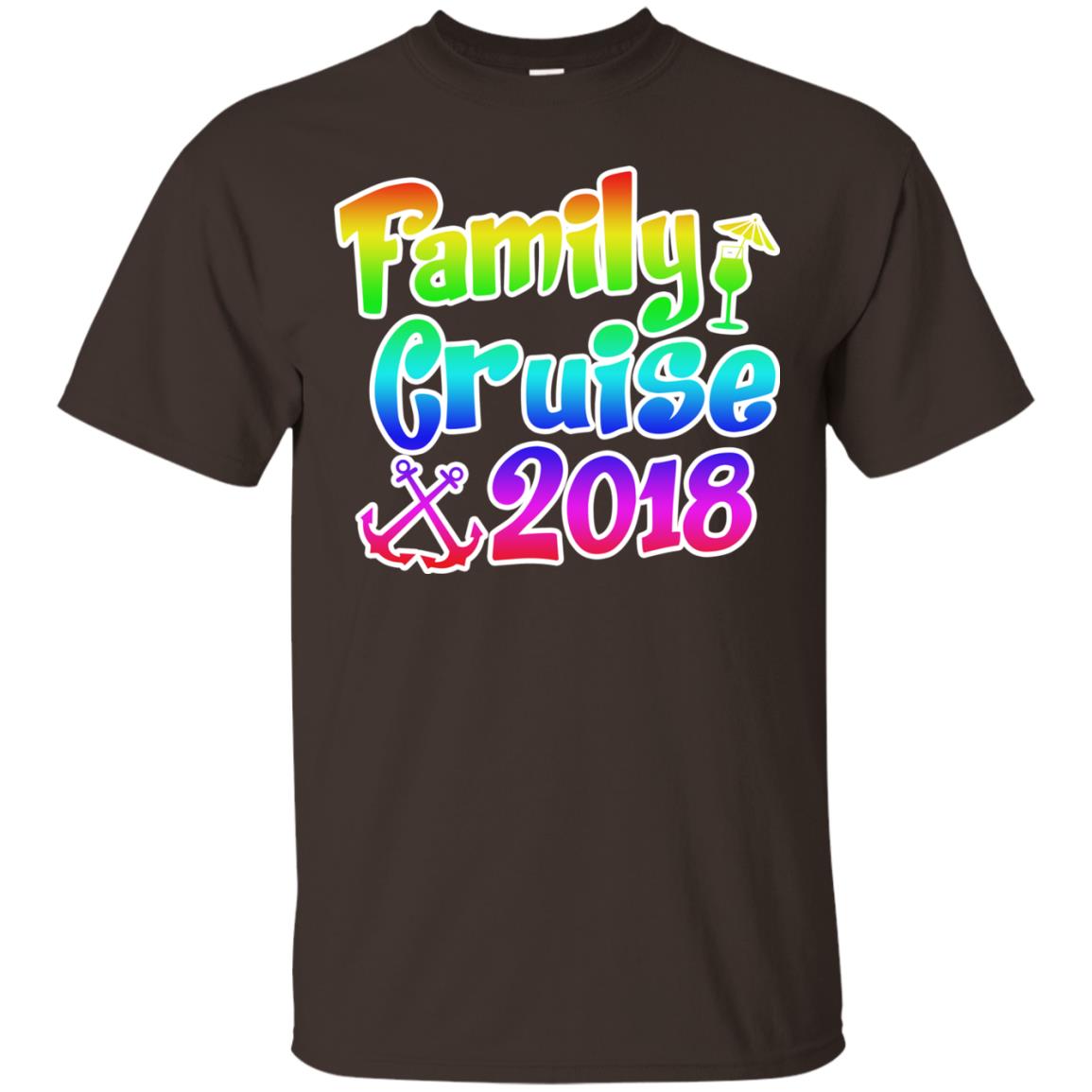 Family T-shirt Cruise 2018 Dark Chocolate