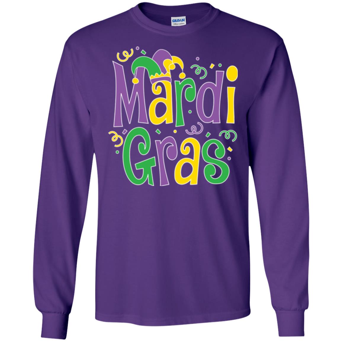 Mardi Gras T-shirt Mardi Gras Party T-shirt Purple