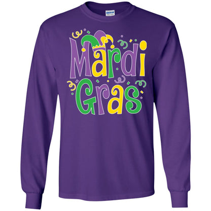 Mardi Gras T-shirt Mardi Gras Party T-shirt Purple