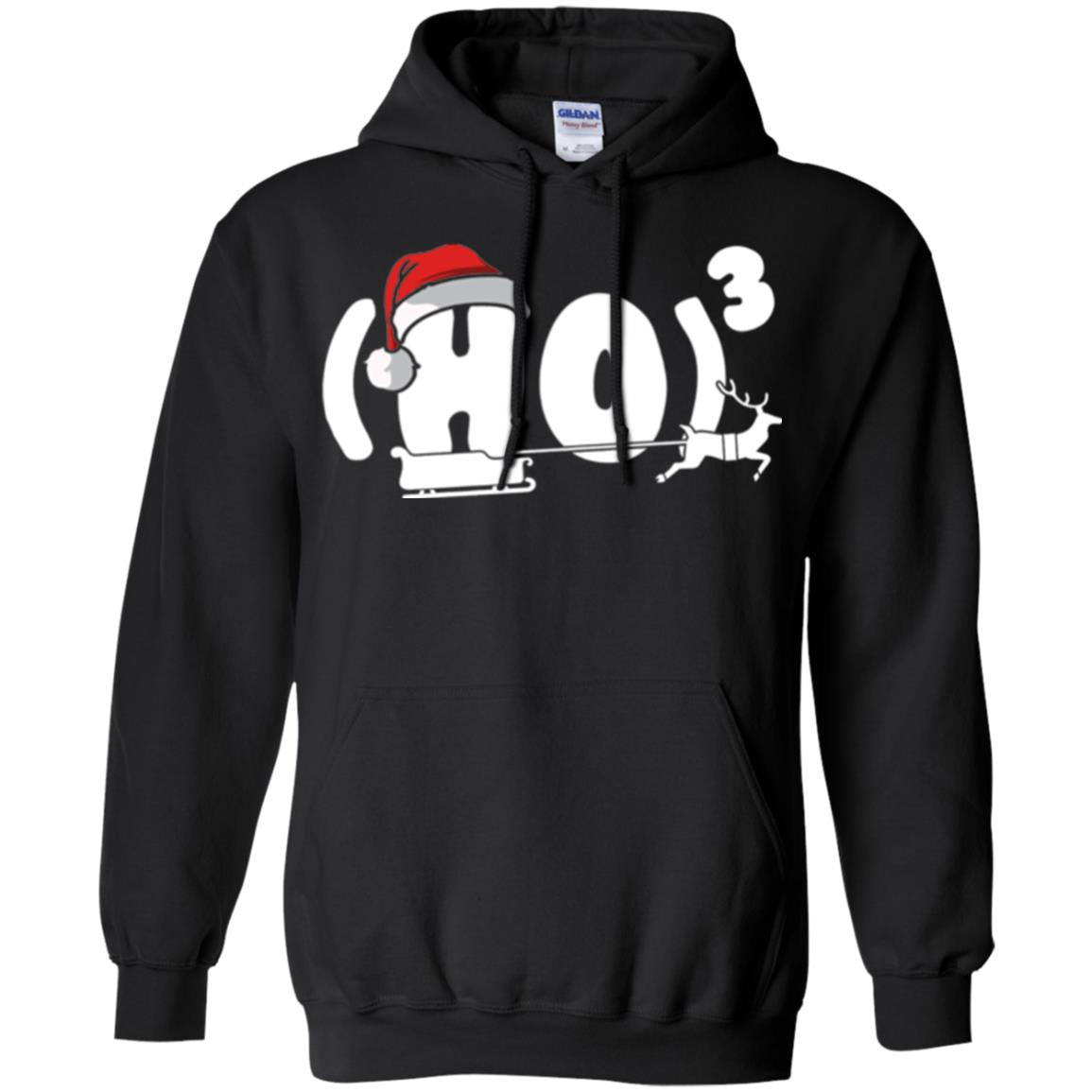Christmas T-shirt Ho Ho Ho Black