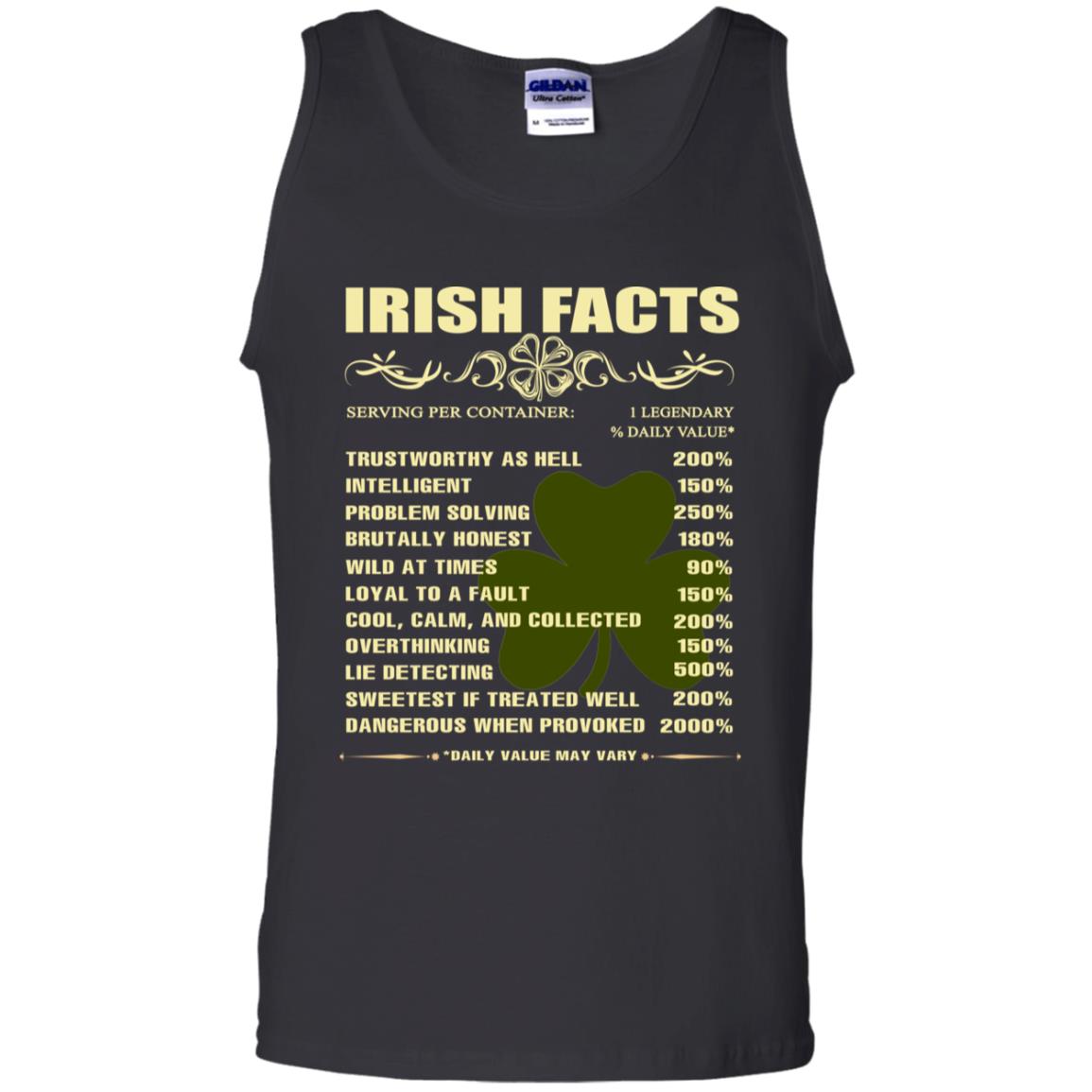 Irish Facts Intelligent Problem Solving Shirt Black