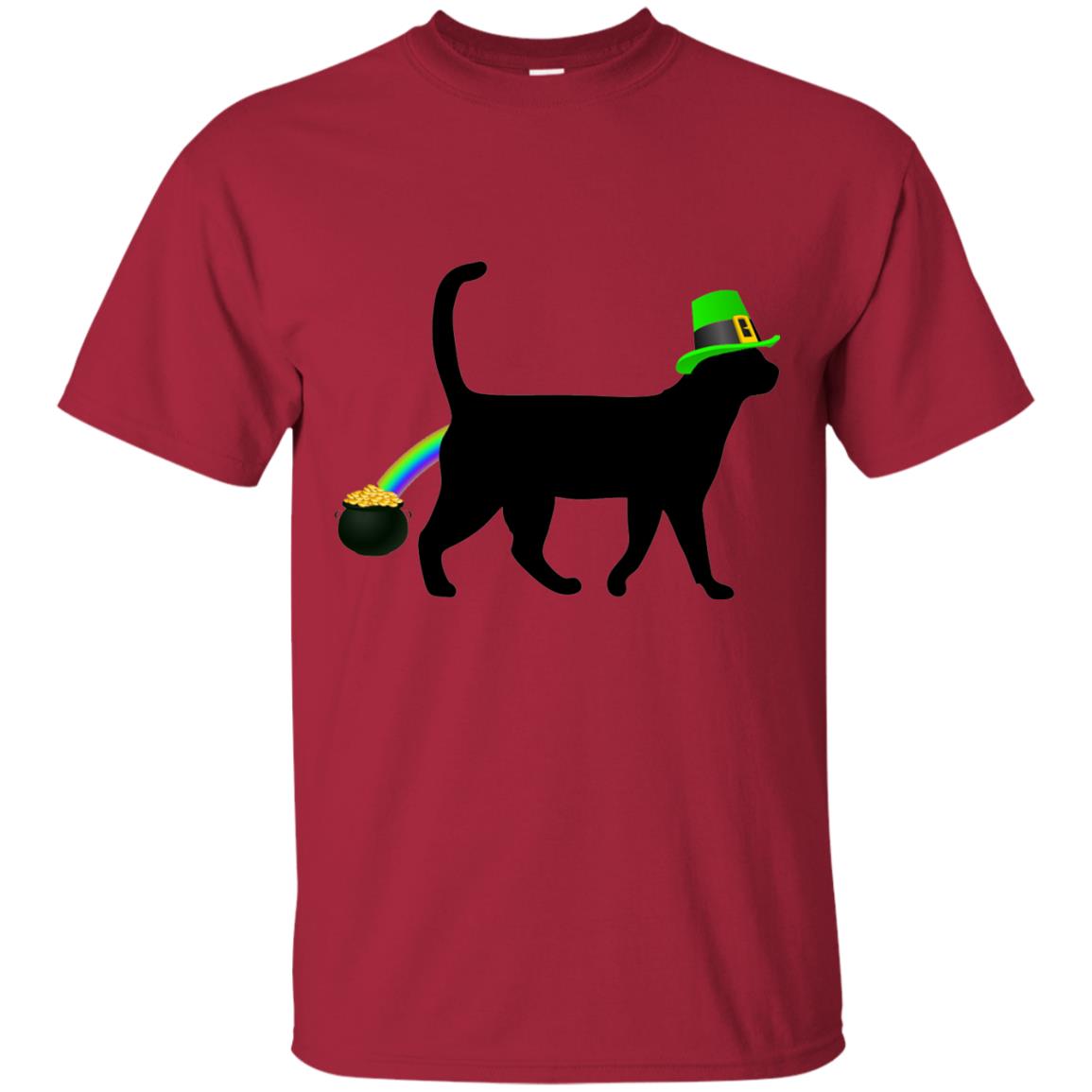 Cat Leprechaun Funny Cat Saint Patrick_s Day T-shirt Cardinal