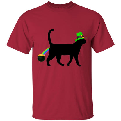 Cat Leprechaun Funny Cat Saint Patrick_s Day T-shirt Cardinal
