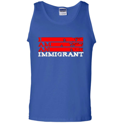 Anti Trump T-shirt Political Tee I Am An Immigrant Political Royal