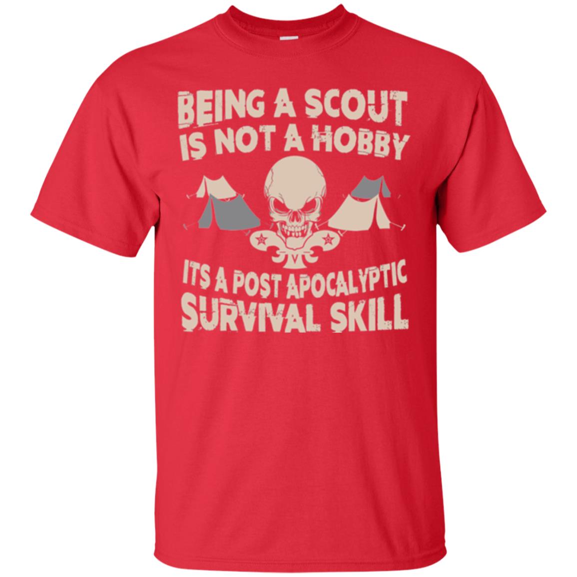 Being A Scout Is Not A Hobby T-shirt Red