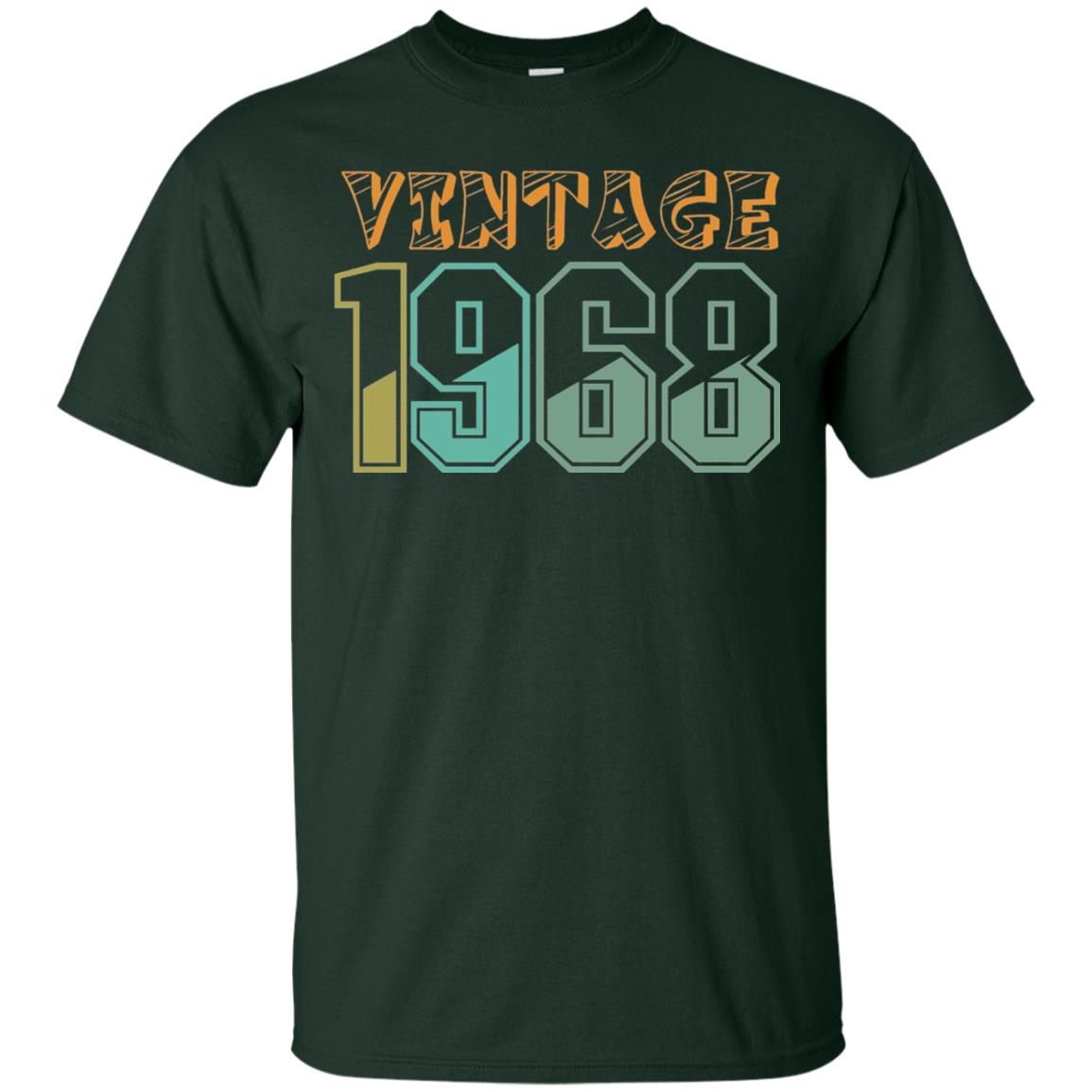 Vintage 1968 50th Birthday T-shirt Forest