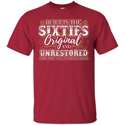 Built In The Sixties Original And Unrestored 1960s Birthday Shirt Cardinal